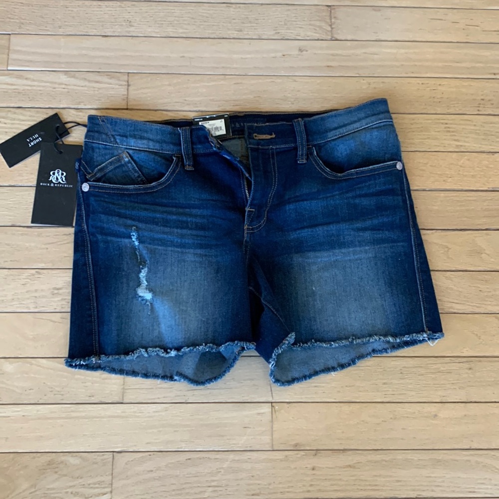 Rock & Republic denim shorts. NWT.  Comfortable stretch fit